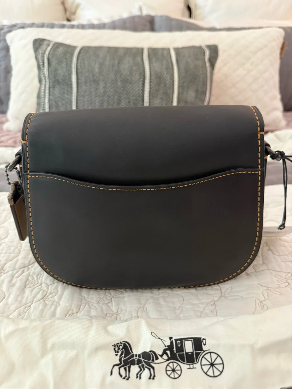 NWT Coach Saddle 23 1941 Black - Picture 3 of 11